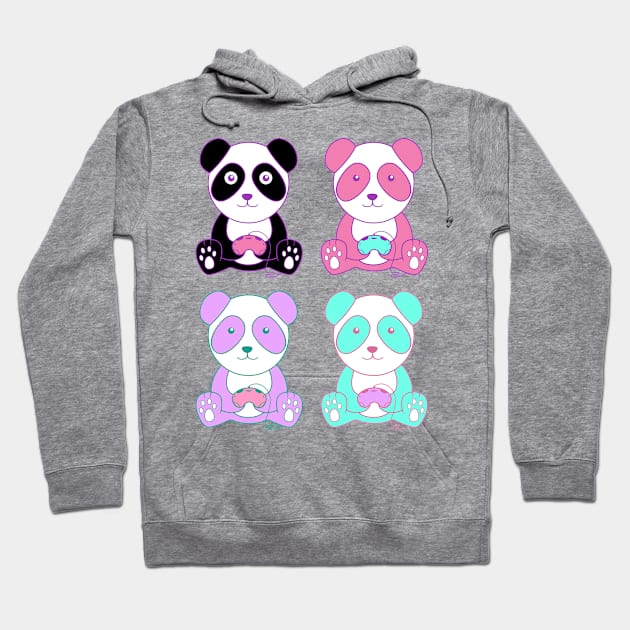 Just Gaby Gaming Panda Army Hoodie by Just Gaby Gaming